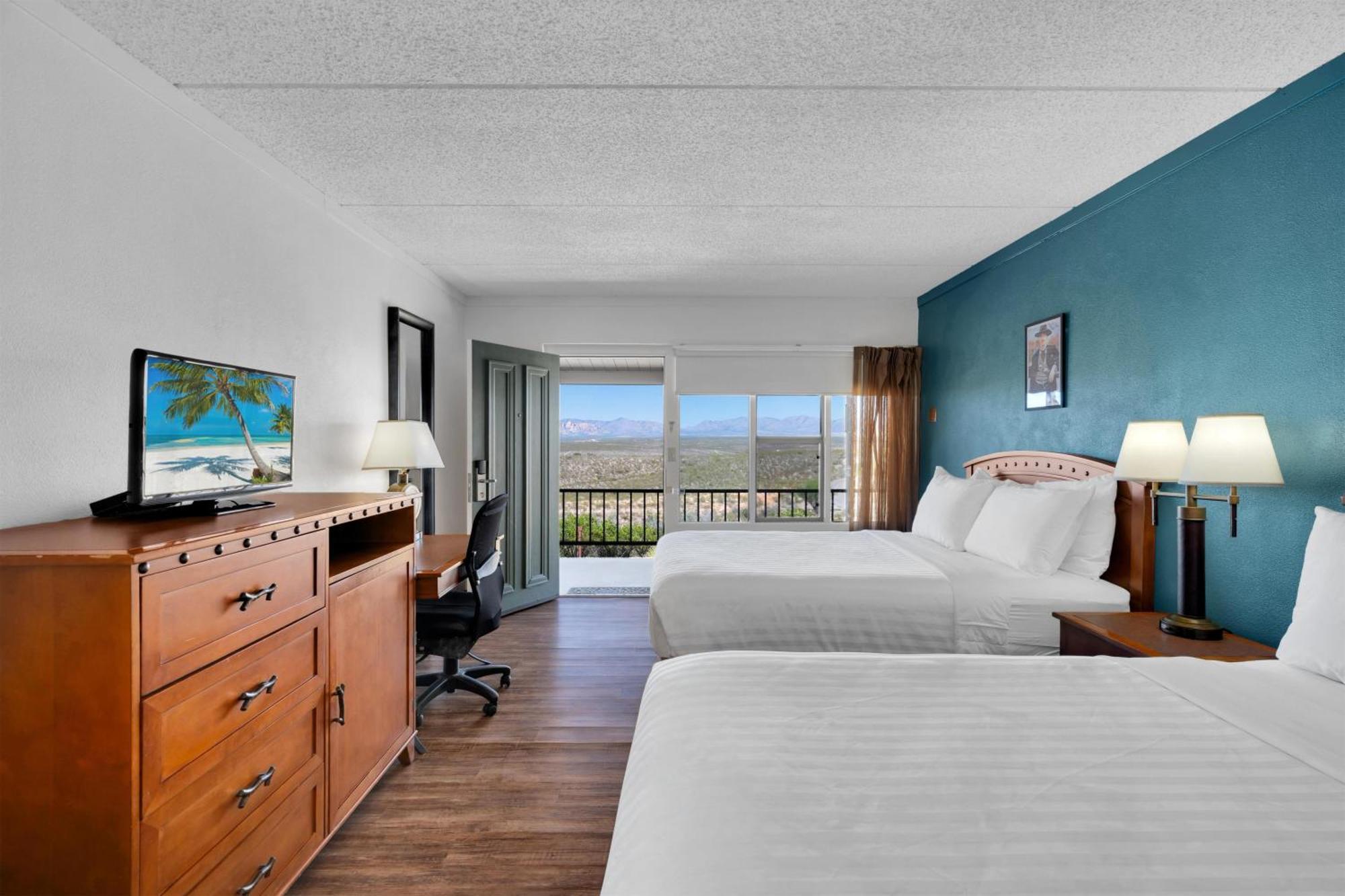 Queen Room Two Queen Beds Roll Shower Disability Access or Non-Smoking