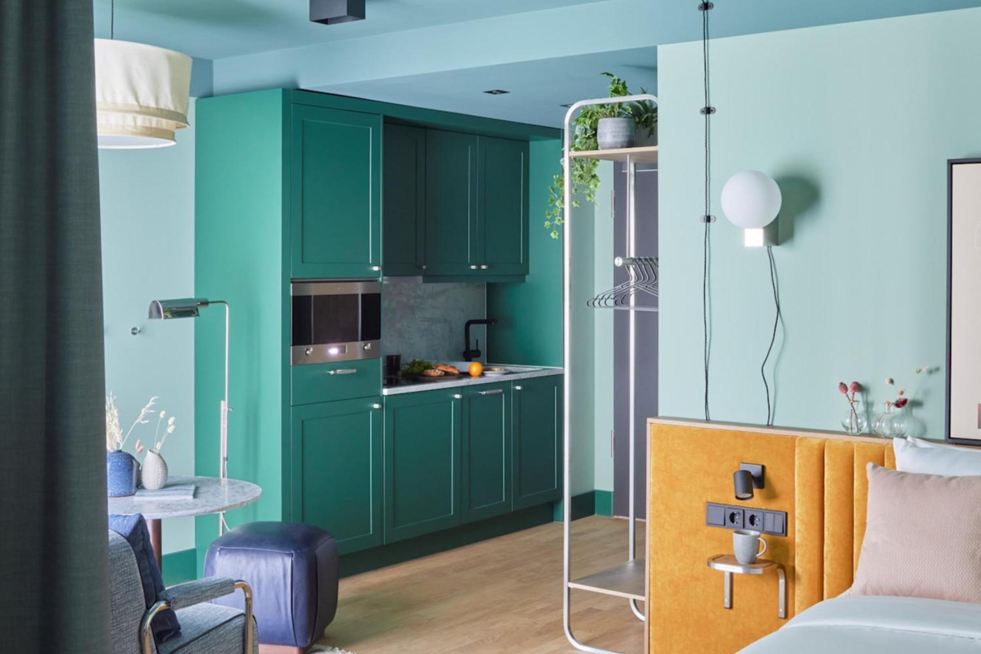 Suite de planta abierta de 1 dormitorio