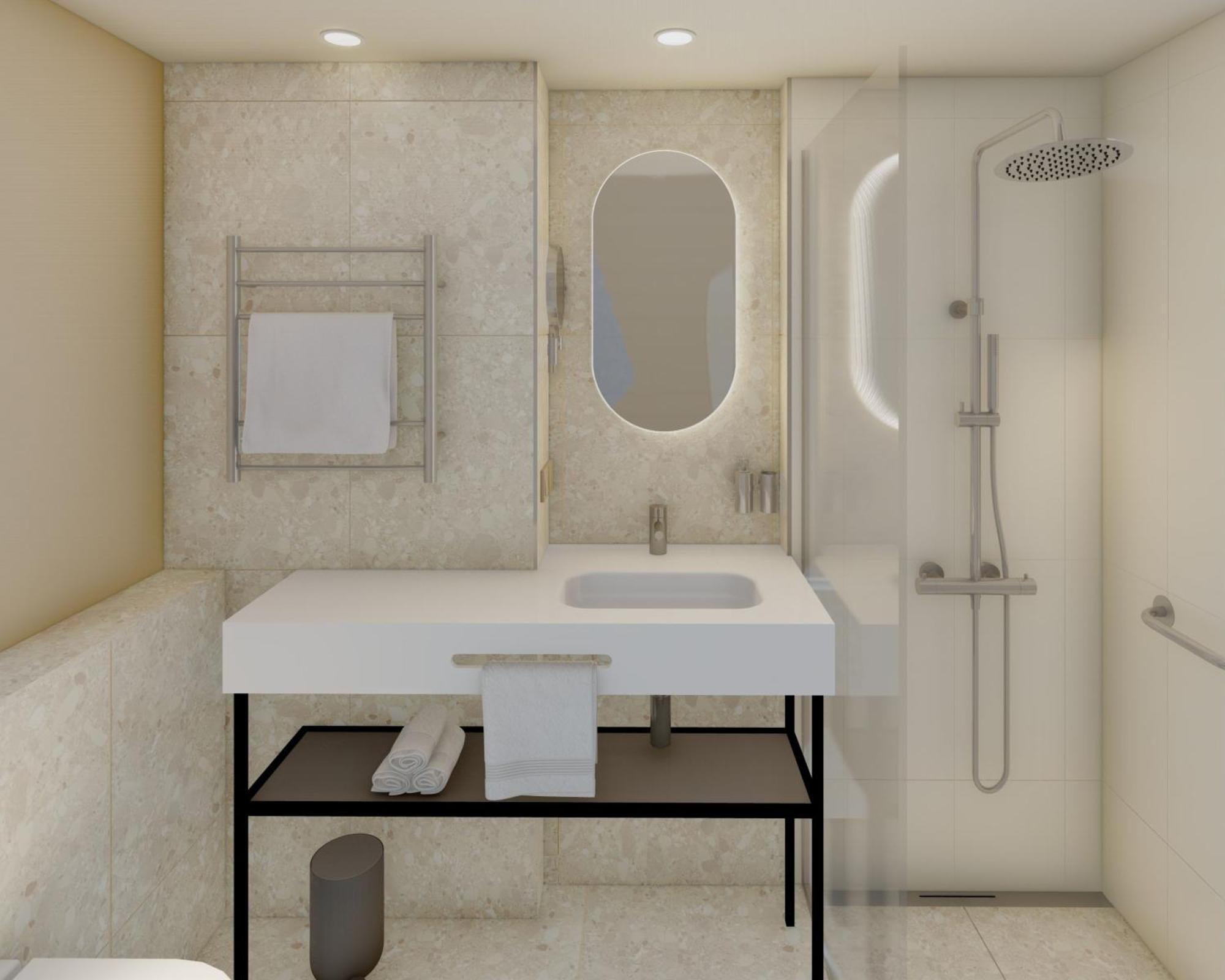 Studio Zimmer mit Küchenzeile