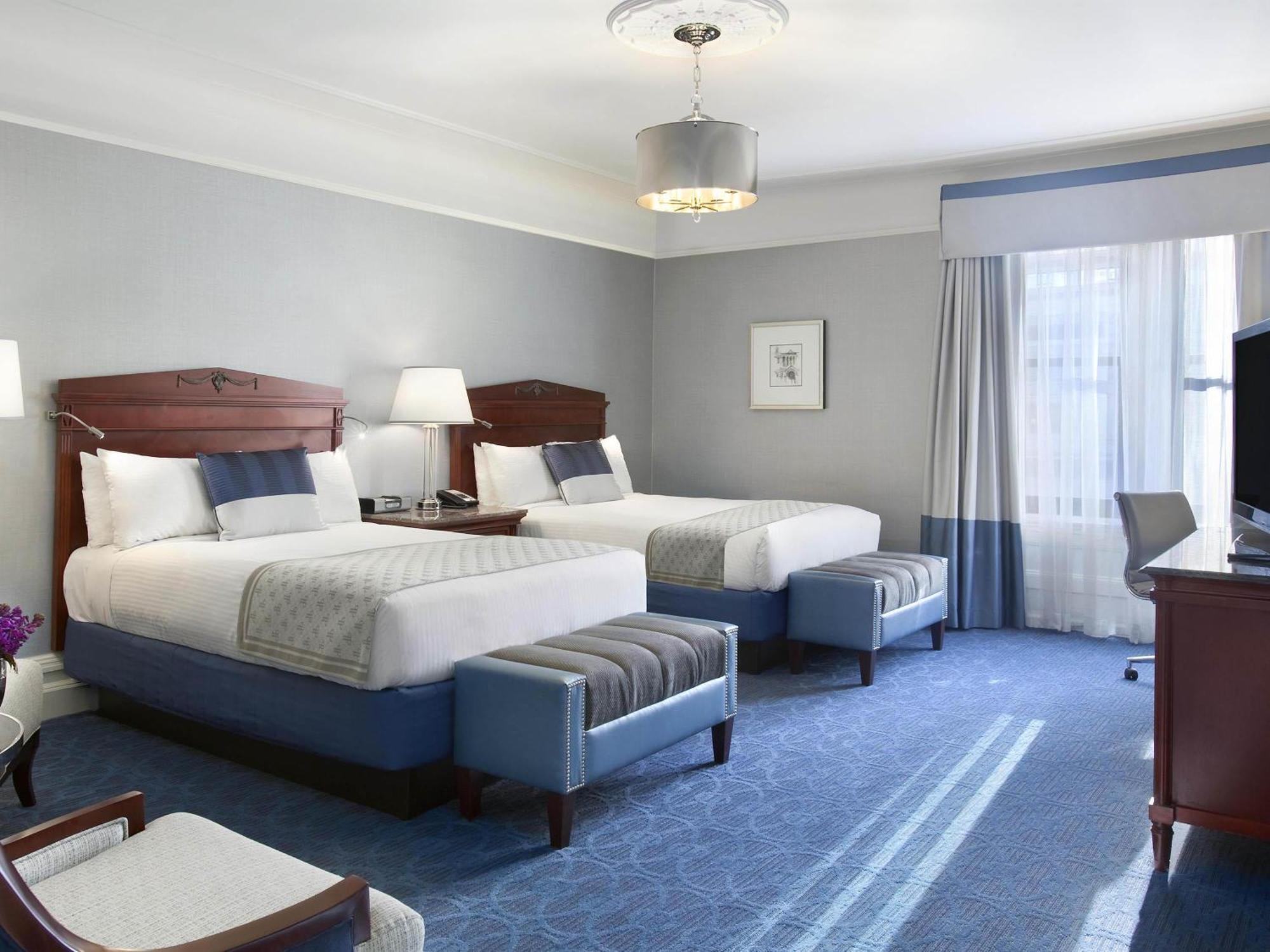 Fairmont Mobility Accessible Room Two Double Beds Tub Grab Bars