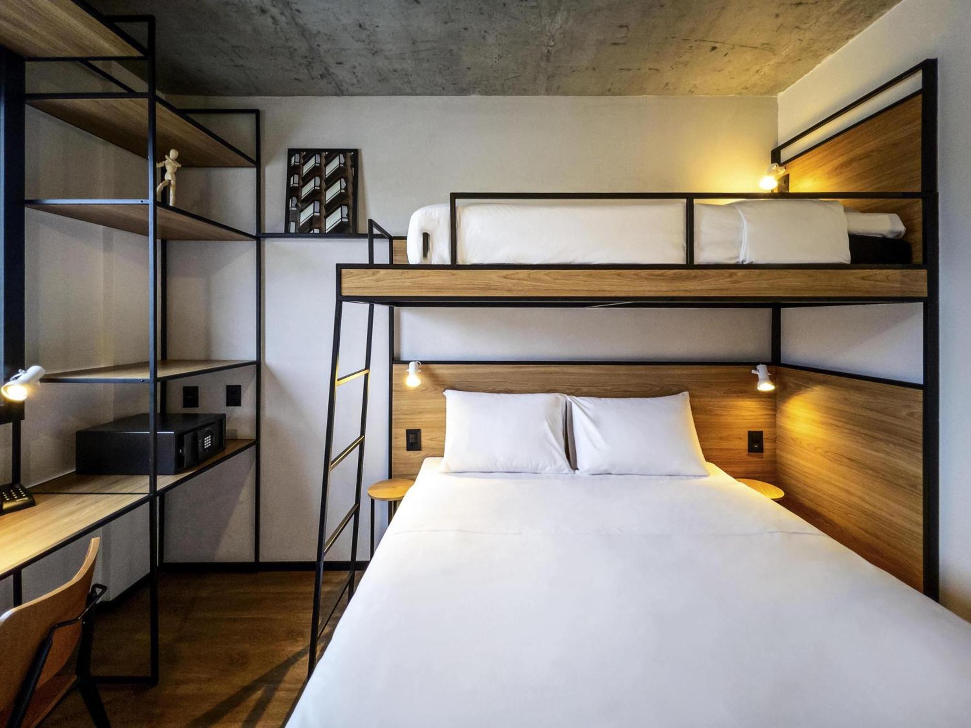 Standard Room One Double One Bunk Bed
