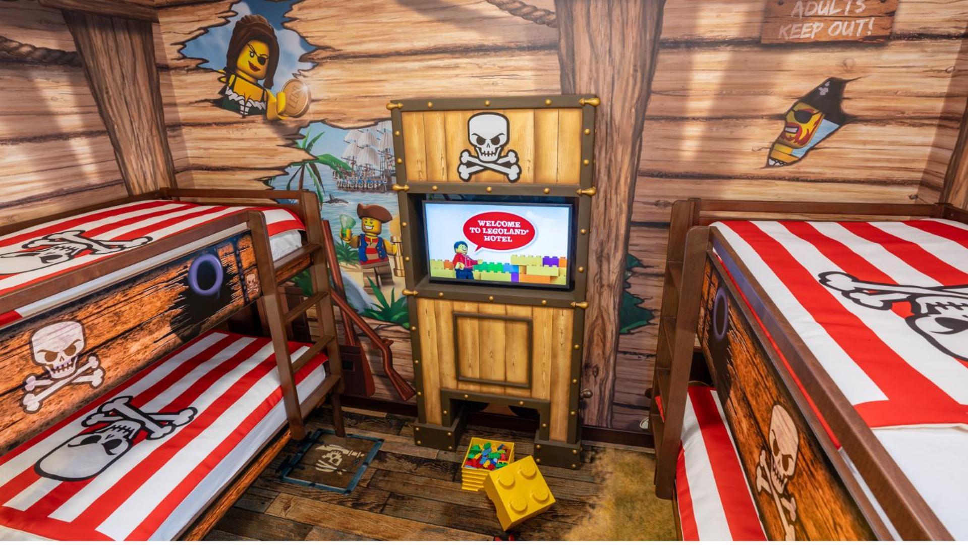 PIRATE Fully Themed Family Suite Complimentary Park Access Creative Workshops Room Treasure Hunt Kids Activities