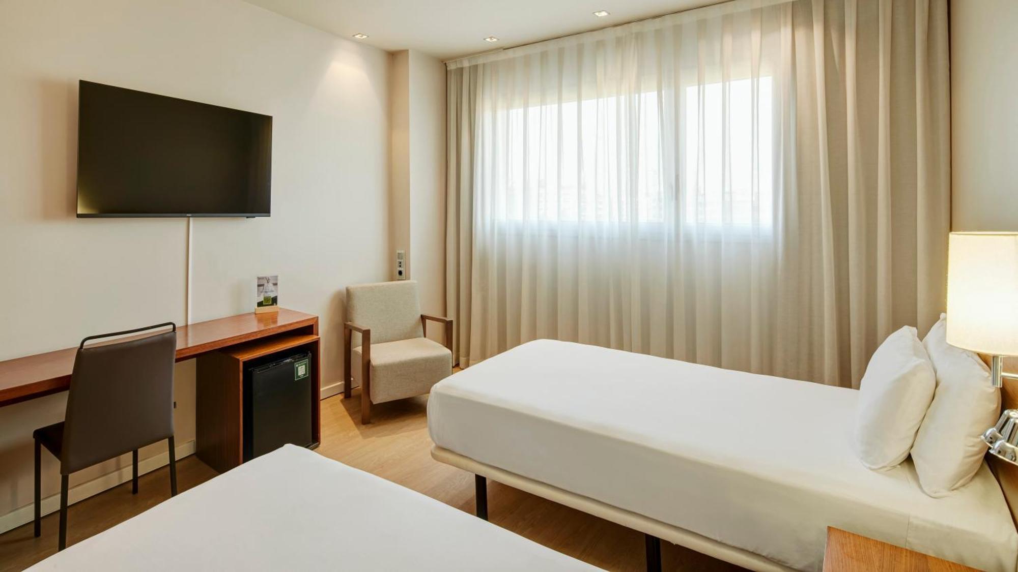 Doppelzimmer mit zwei Einzelbetten