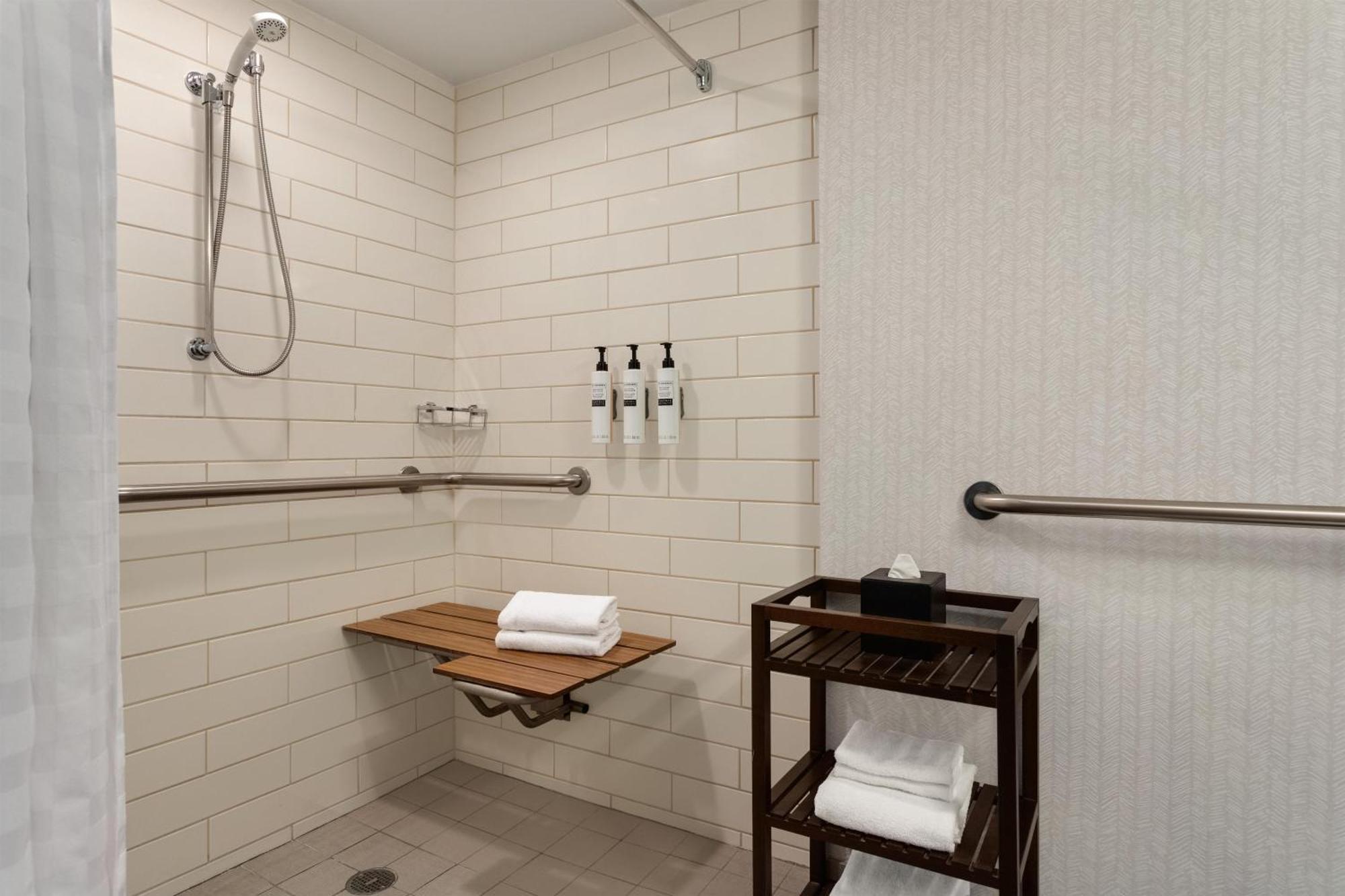 King Suite Roll Shower Mobility Accessible