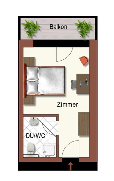 Standard Double Room with Balcony