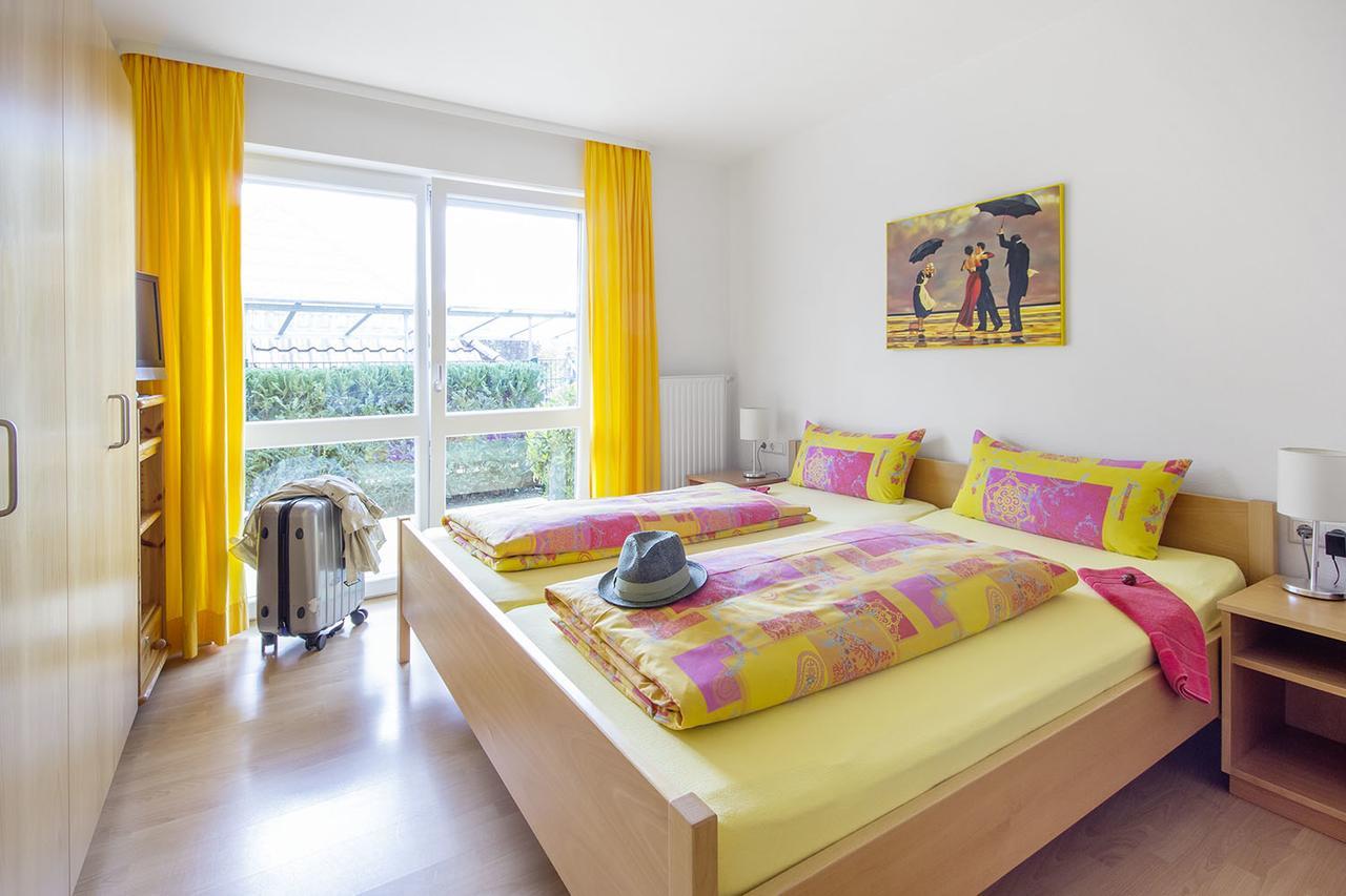 Apartment mit 2 Schlafzimmern und Gartenblick