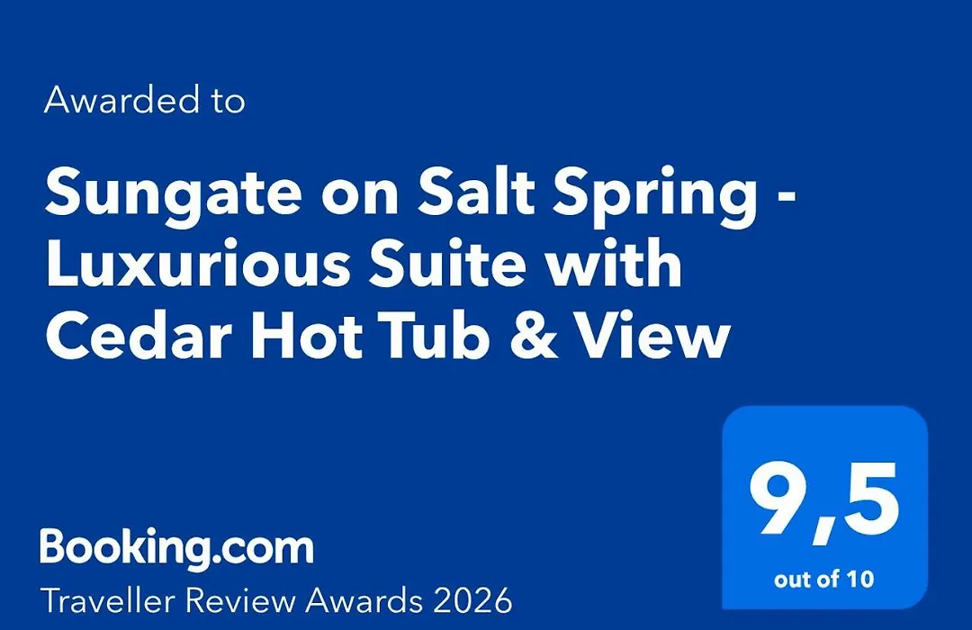 Sungate On Salt Spring - Luxurious Suite With Cedar Hot Tub & View-1