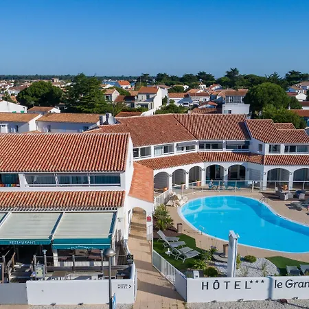 Hotel Restaurant Le Grand Large - Face A La Plage - Ile De Re-2