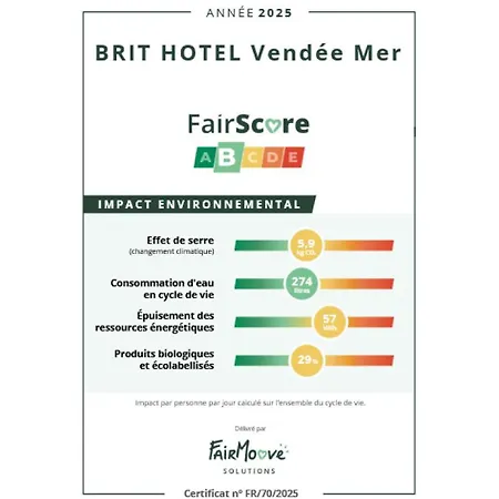 Brit Hotel Vendée Mer-3