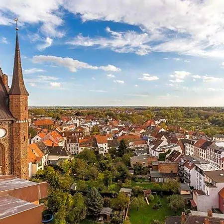 Appartment Ferienwohnung mit großer Terrasse Ohlerich Speicher Wismar-3