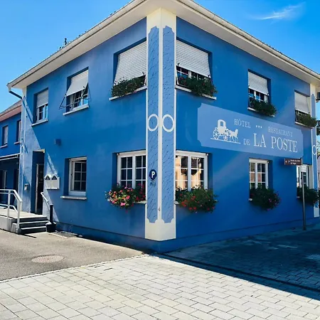 Hotel Restaurant De La Poste Mulhouse Ottmarsheim-2