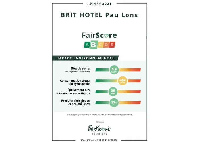 Brit Hotel Confort Pau Lons