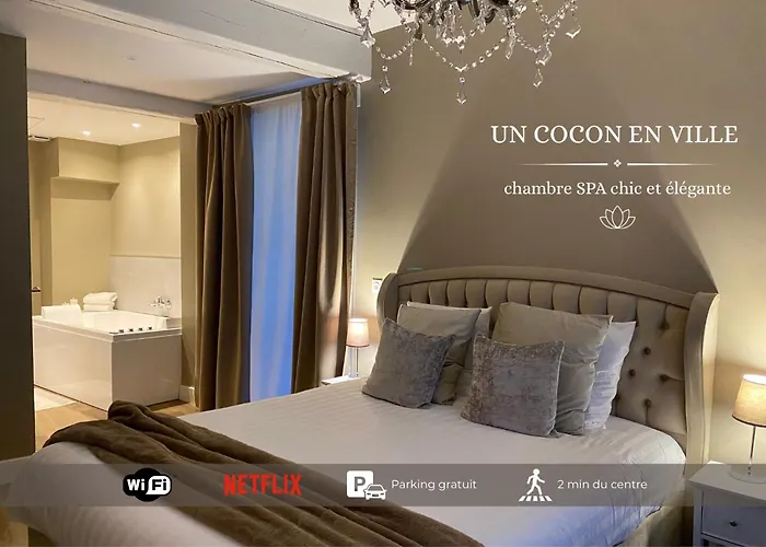 UN COCON EN VILLE - chambre SPA chic et élégante