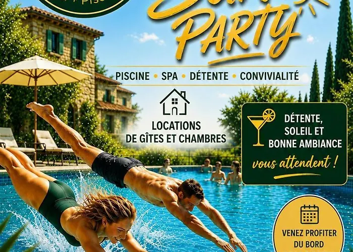gîtes Studio de tourisme du Domaine Piscine Spa Balnéo