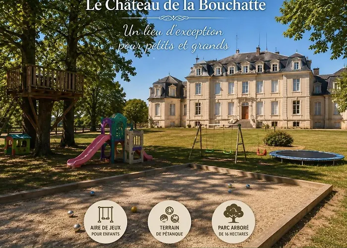 Château de la Bouchatte chambre les Roses